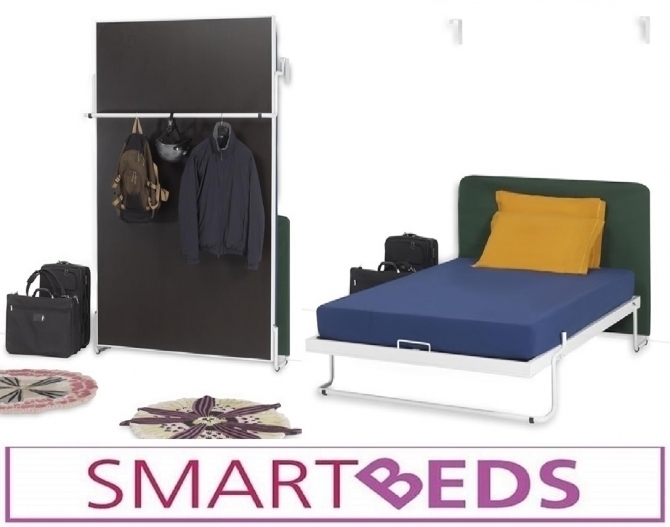 LETTO A SCOMPARSA SINGOLO 2011 TAK " SMARTBEDS " - LETTI A SCOMPARSA A ROMA